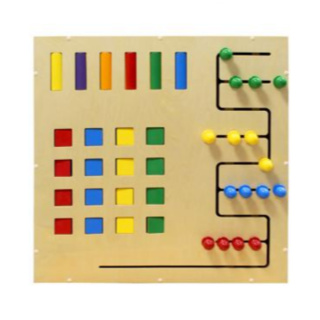 Настенный модуль "Сравнение цветов" (70х8х70 см)