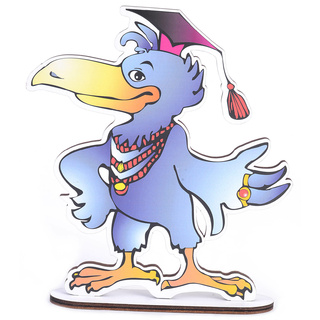 Персонаж средний "Ворон Метр" (на подставке, крепление на Коврограф) - остатки