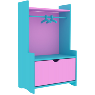 Мебель кукольная "Гардеробчик"