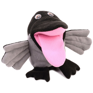 Ворона, кукла логопедическая (на руку)
